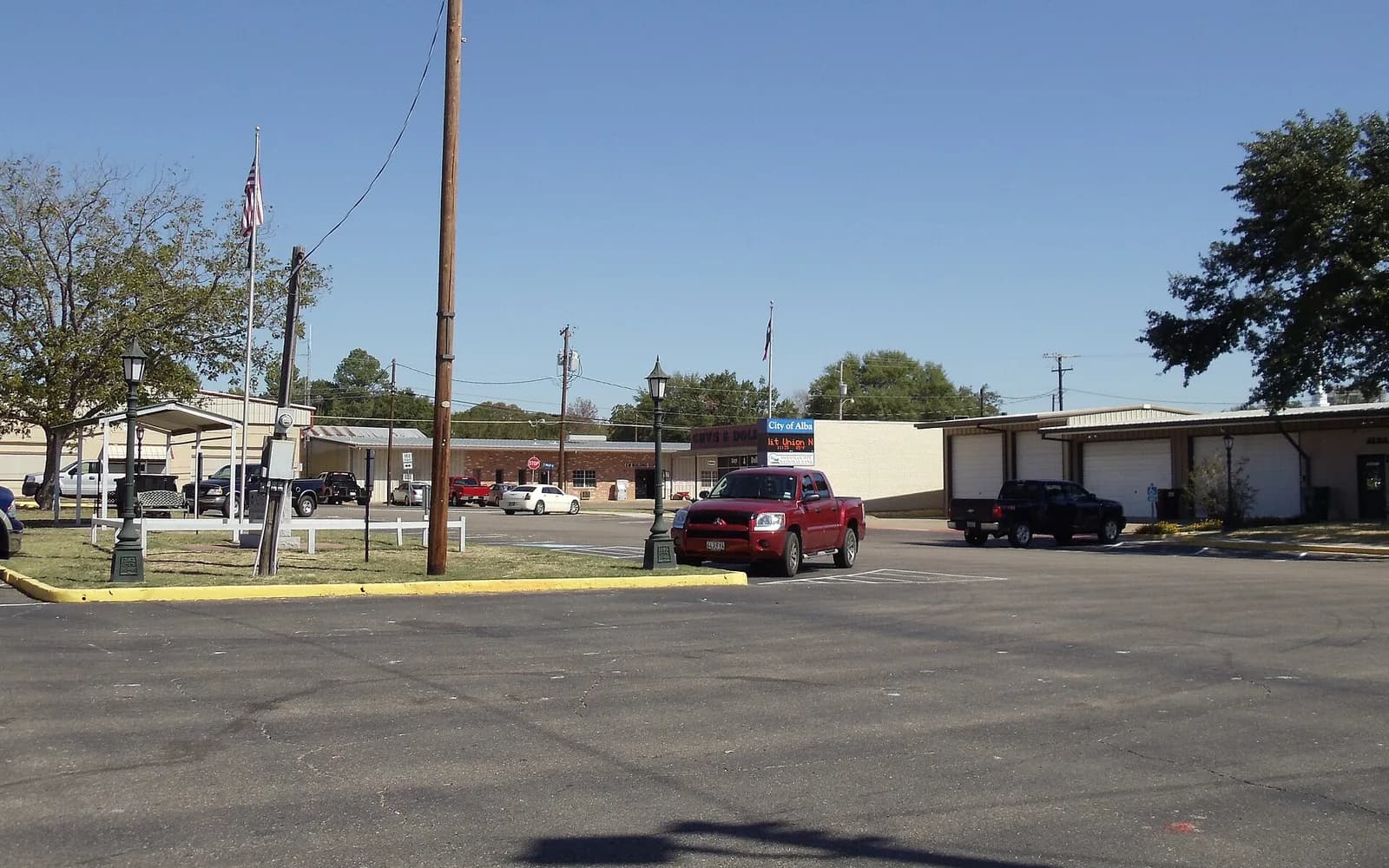 Downtown Alba, Texas