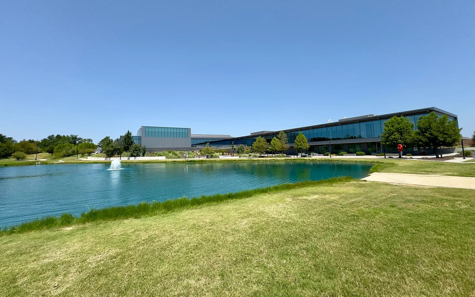 Princeton Municipal Center and park in Princeton, Texas