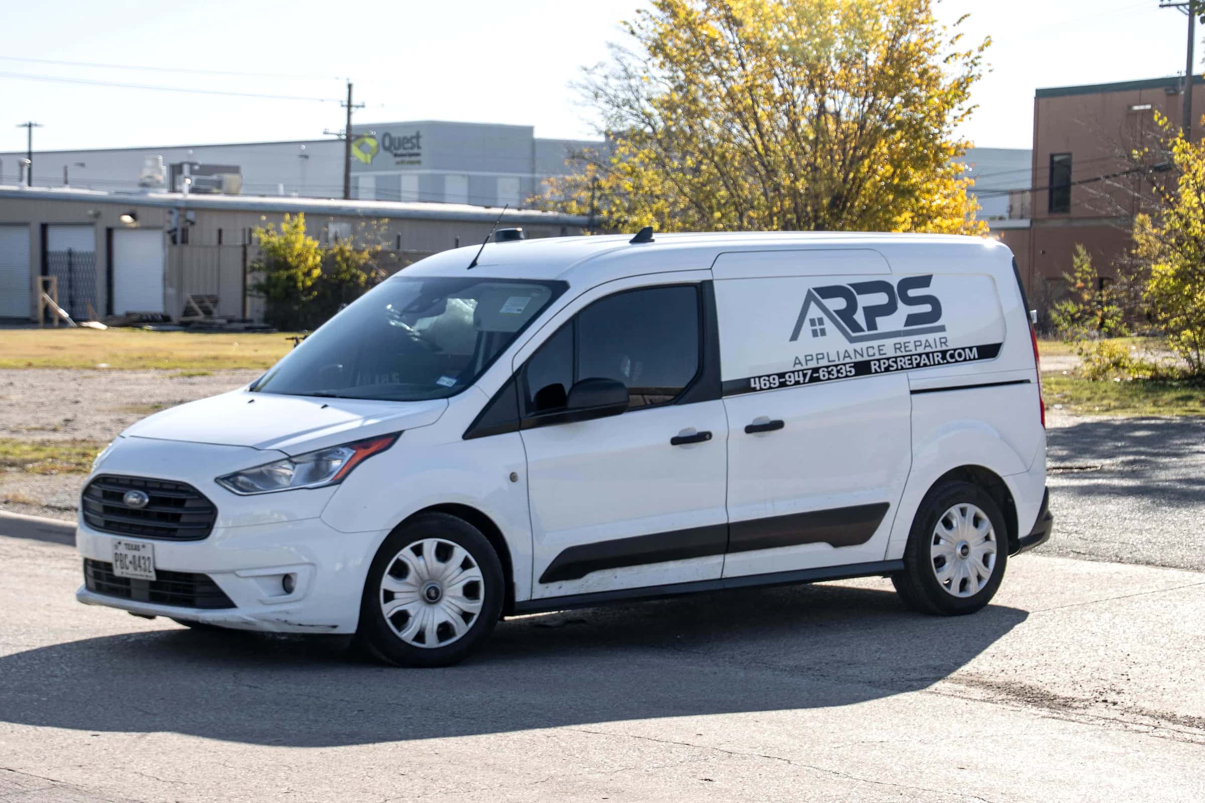 Branded RPS Appliance Repair service vehicles