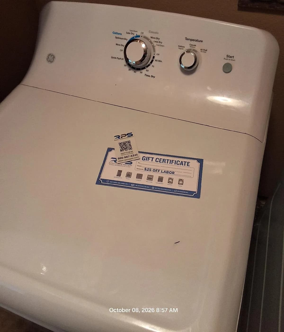 GE dryer repair in GREENVILLE, TX