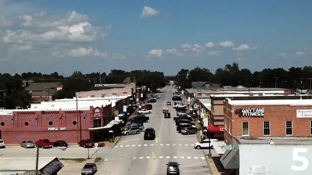 Historic downtown Wylie in Wylie, Texas
